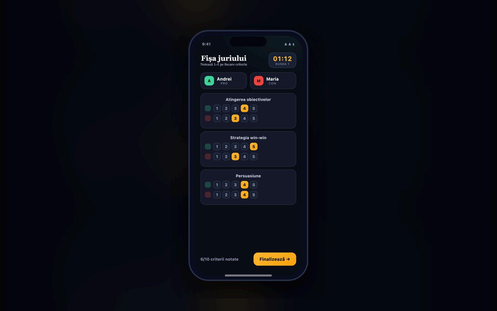 IQ Arena — captură 3