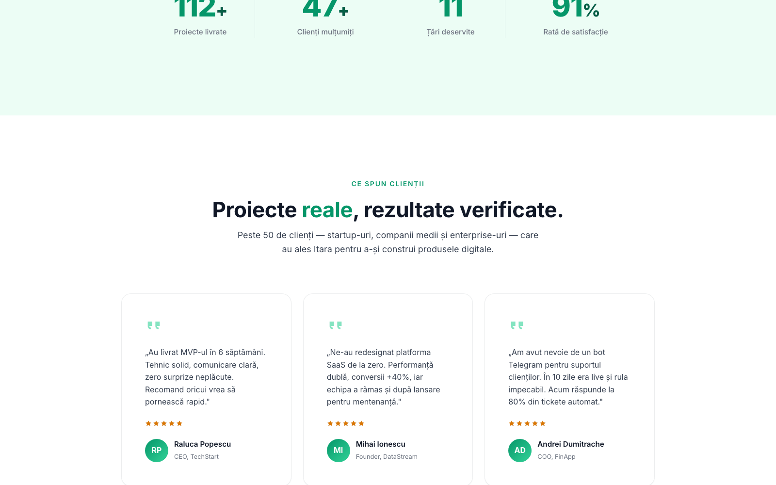 Itara Global — captură 4
